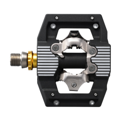 Pedały rowerowe Shimano M821 Dwustronne-widok od przodu