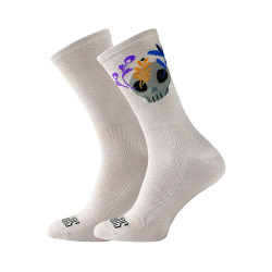 Skarpety Support  Flower Skull