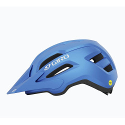 Kask rowerowy MTB Giro Fixture II MIPS w kolorze niebieskim – lekka konstrukcja z daszkiem