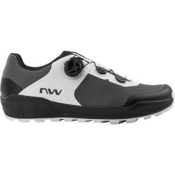 Buty rowerowe Northwave Corsair 2 Szare- profil boczny widoczny system zapięcia SLW3 by X-Dial