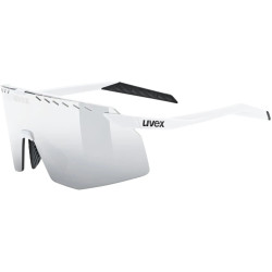 Okulary rowerowe Uvex Pace stage white matt-widok pod kątem