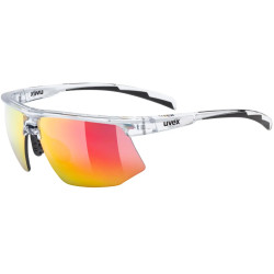 Okulary rowerowe Uvex Aerios clear-widok pod kątem