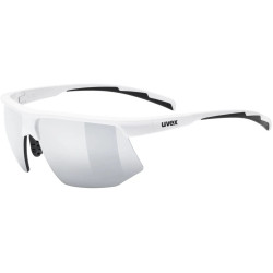 Okulary rowerowe Uvex Aerios white -widok pod kątem