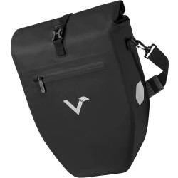 Torba rowerowa 2w1 Valkental 28l, wodoodporna, czarna