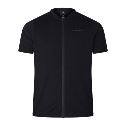 Koszulka Endura Loop S/S Zipped czarna - widok z przodu