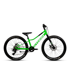 Rower górski Storm Rocky 2D 24" 7s zielony - widok od boku