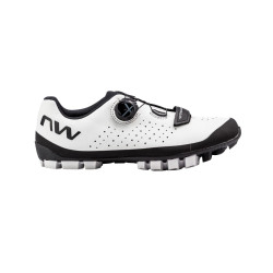 Buty rowerowe Northwave HAMMER PLUS białe - widok od boku