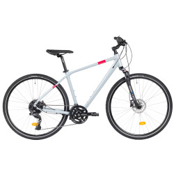 Rower crossowy M_Bike CRS 100-D jasnoszary