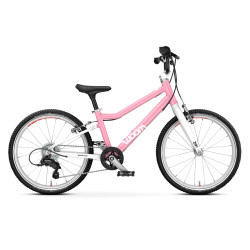 Rower dziecięcy Woom 20" GO 4 różowy - lekki i ergonomiczny
