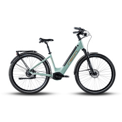 Rower elektryczny Neon GLOW Light Sage-widok z boku