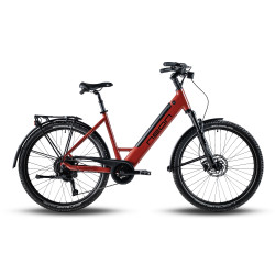 Rower elektryczny Neon SUMMIT RHM ST 2.0 Thick Brick-widok z boku.