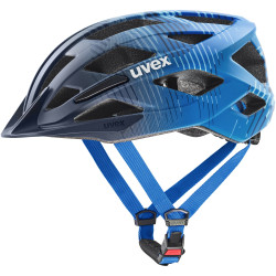 Kask rowerowy Uvex AIR WINGS 2 CC Dusk Bubble Blue Matt-widok z boku