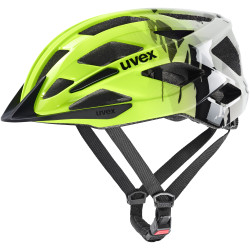 ask rowerowy Uvex AIR WINGS 2 Neon Yellow Black-widok z boku.