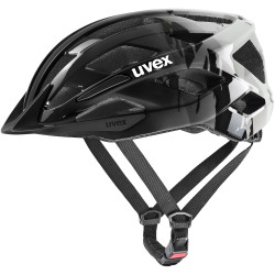 Kask rowerowy Uvex AIR WINGS 2 Warm Grey Black-widok z boku.