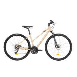 Rower crossowy M_Bike CRS 40-D Lady szampański-widok z boku