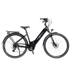 Rower elektryczny Neon VIVID 1.0 Tokyo Black - widok od boku