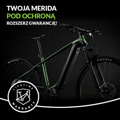 Rozszerzona gwarancja na ramy Merida